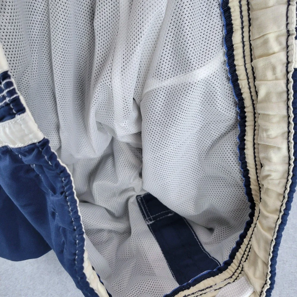 Abercrombie Tugger Board Shorts Mens Medium Navy Blue Y2K Cargo Swim Trunks